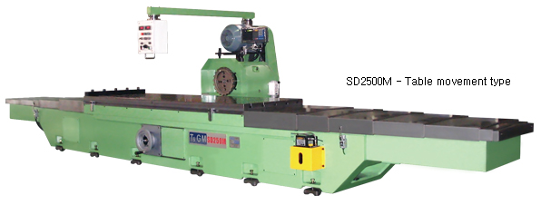 SD2500M - Table movement type